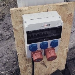 Szybka i prosta rozdzielnica budowlana. 