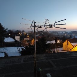 Instalacja antenowa dvb-t2 u pana Stanisława.