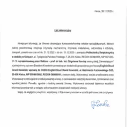 Politechnika świętokrzyska - referencje