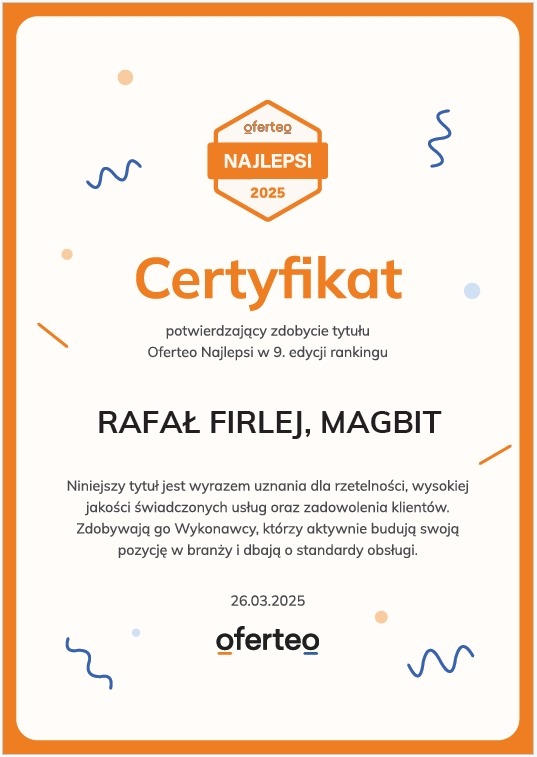 Tytuł Oferteo Najlepsi dla jakości usług!