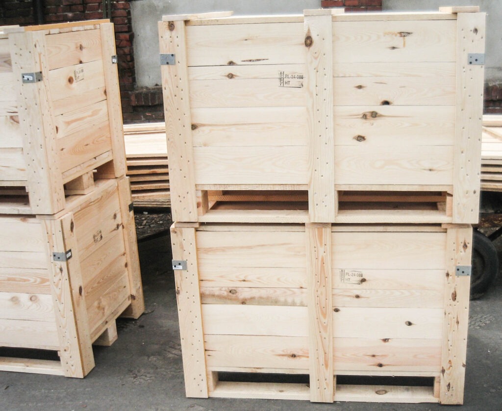 Skrzynie drewniane fitosanitarne