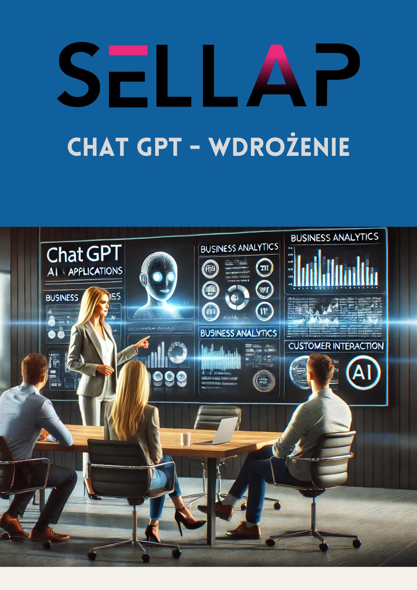 Szkolenie używania czatu GPT, automatyzacji i sztucznej inteligencji w firmie.