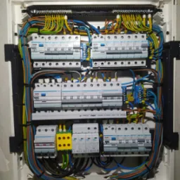 Estetyczne podłączenie rozdzielnicy - łatwa identyfikacja przewodów dzięki znacznikom na każdej żyle.