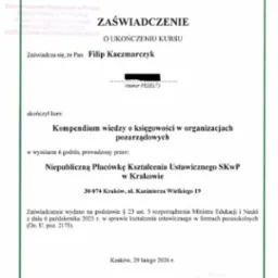 Kompendium wiedzy o księgowości w organizacjach pozarządowych