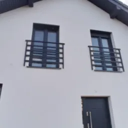 Balkony francuskie nierdzewne lakierowane proszkowo