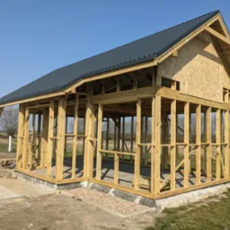 Budynek w konstrukcji szkieletowej