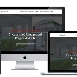 Alfa Art Barbara Róg-Pająk - Responsywna strona internetowa DCR wyświetlana na monitorze, laptopie, tablecie i smartfonie na białym tle.