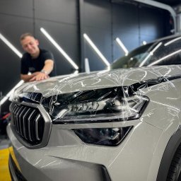 Hills detailing and SPA - Auto detailing Poznań, Powłoka ceramiczna, Folia PPF - Skoda zabezpieczenie folią