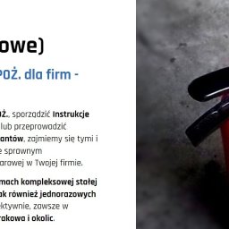 Kompleksowe usługi PPOŻ. dla firm - Kraków