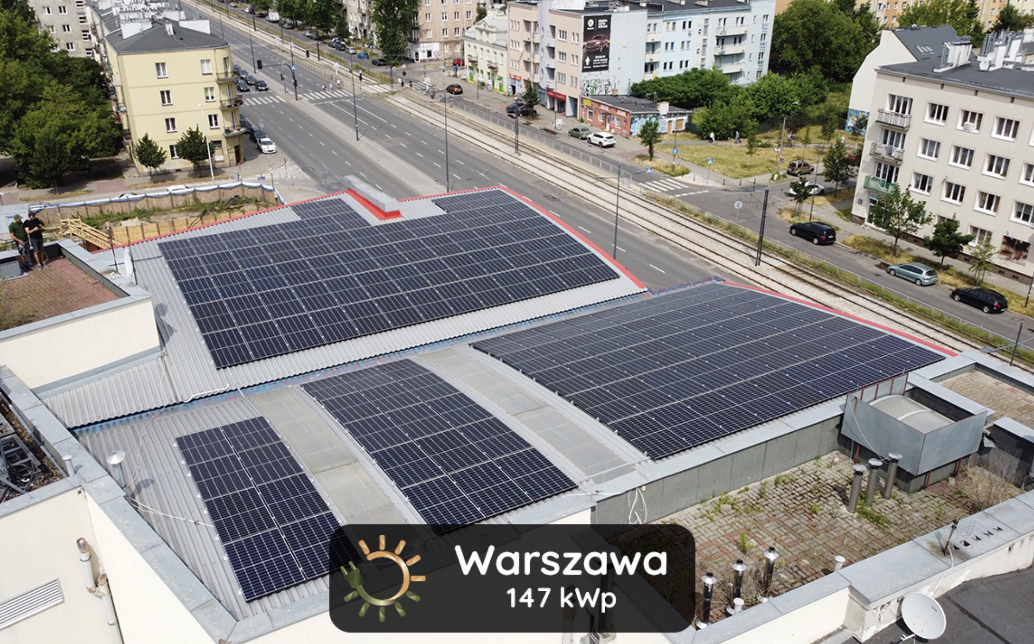 Fotowoltaika: Warszawa 147 kWp