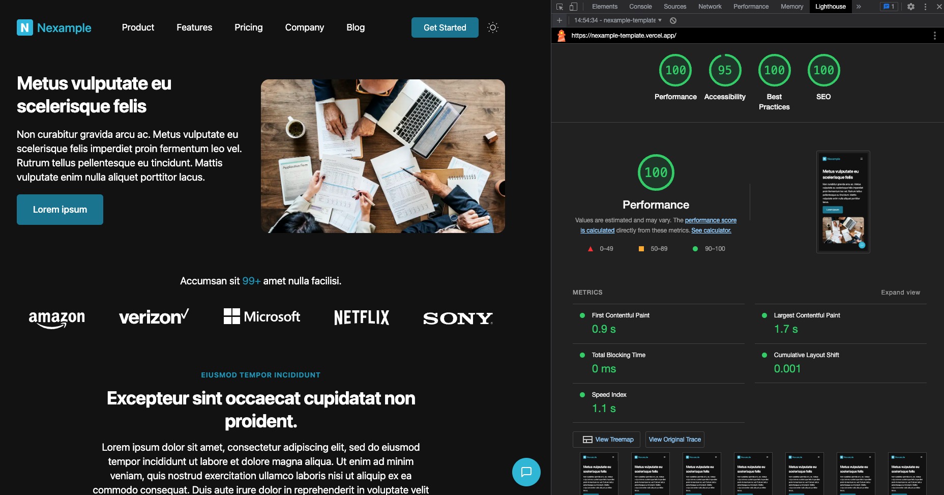 Wydajność i dostępność strony zawsze na pierwszym miejscu!