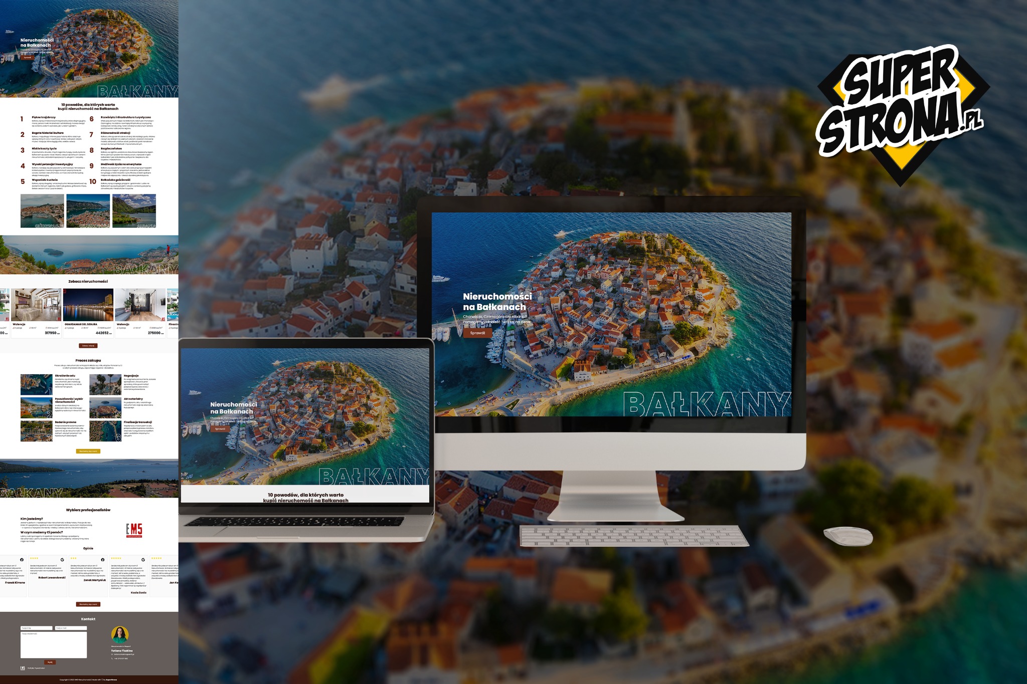 Landig Page dla EM5 Nieruchomości
