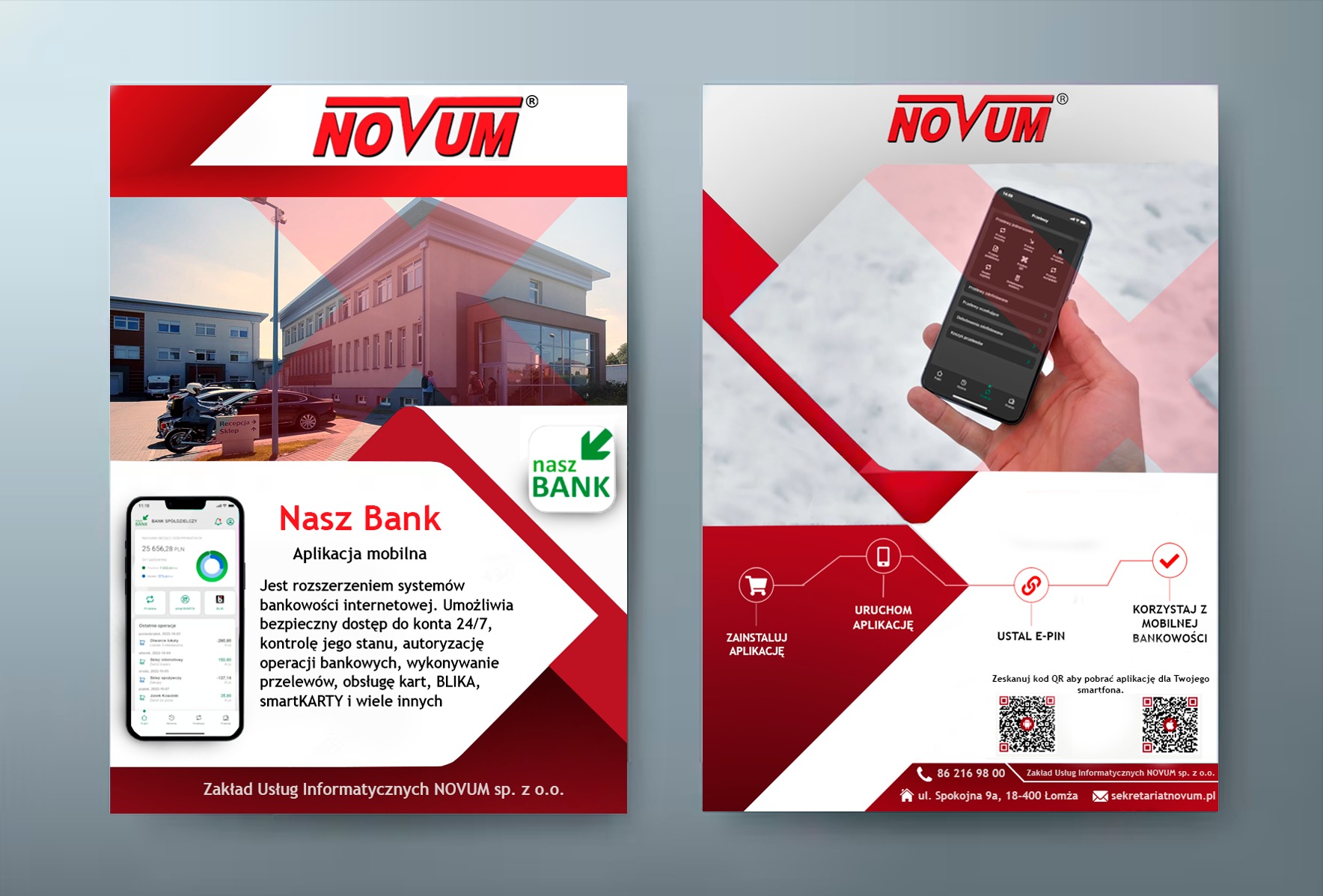 Ulotka dla firmy Novum