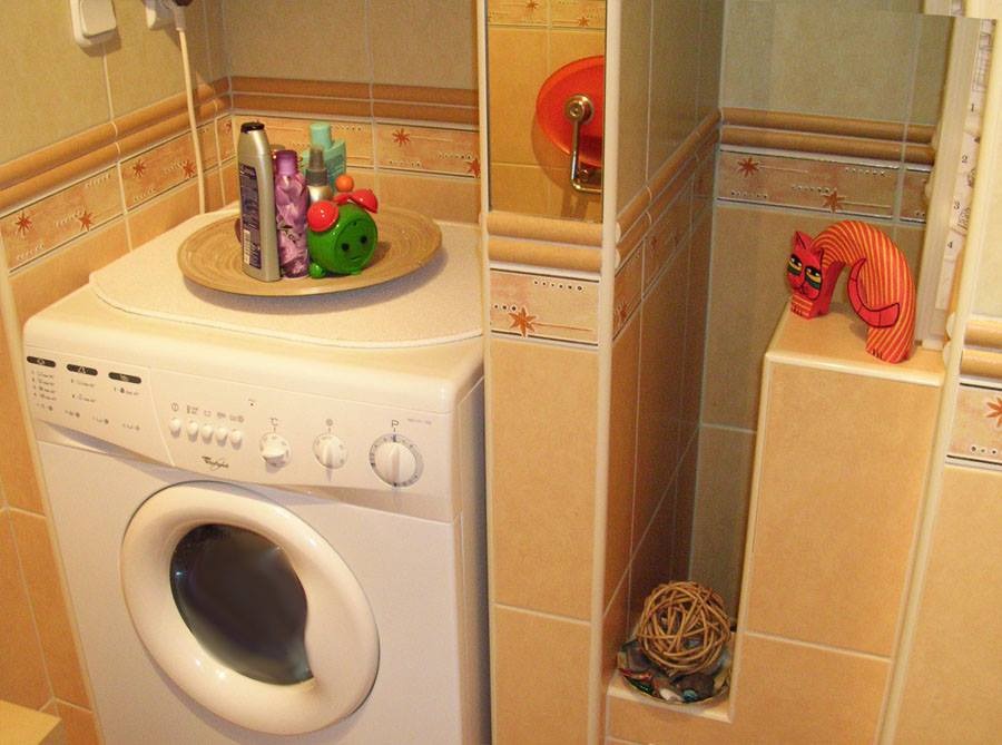 łazienka wykończona płytkami