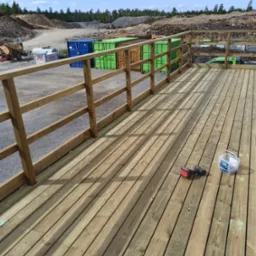 Budowa tarasu dla firmy z branży drogowej.