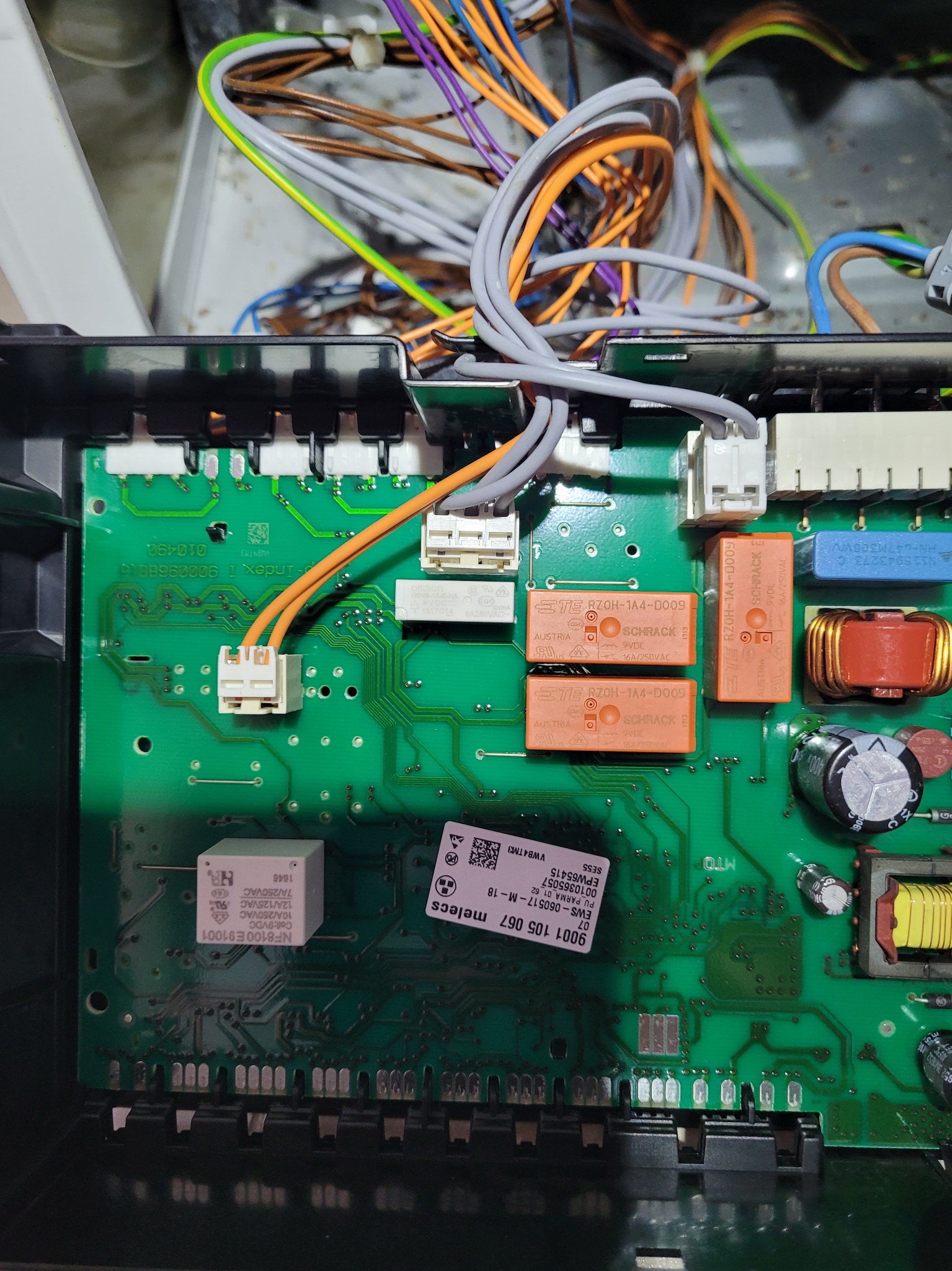 Naprawa programatora zmywarki.