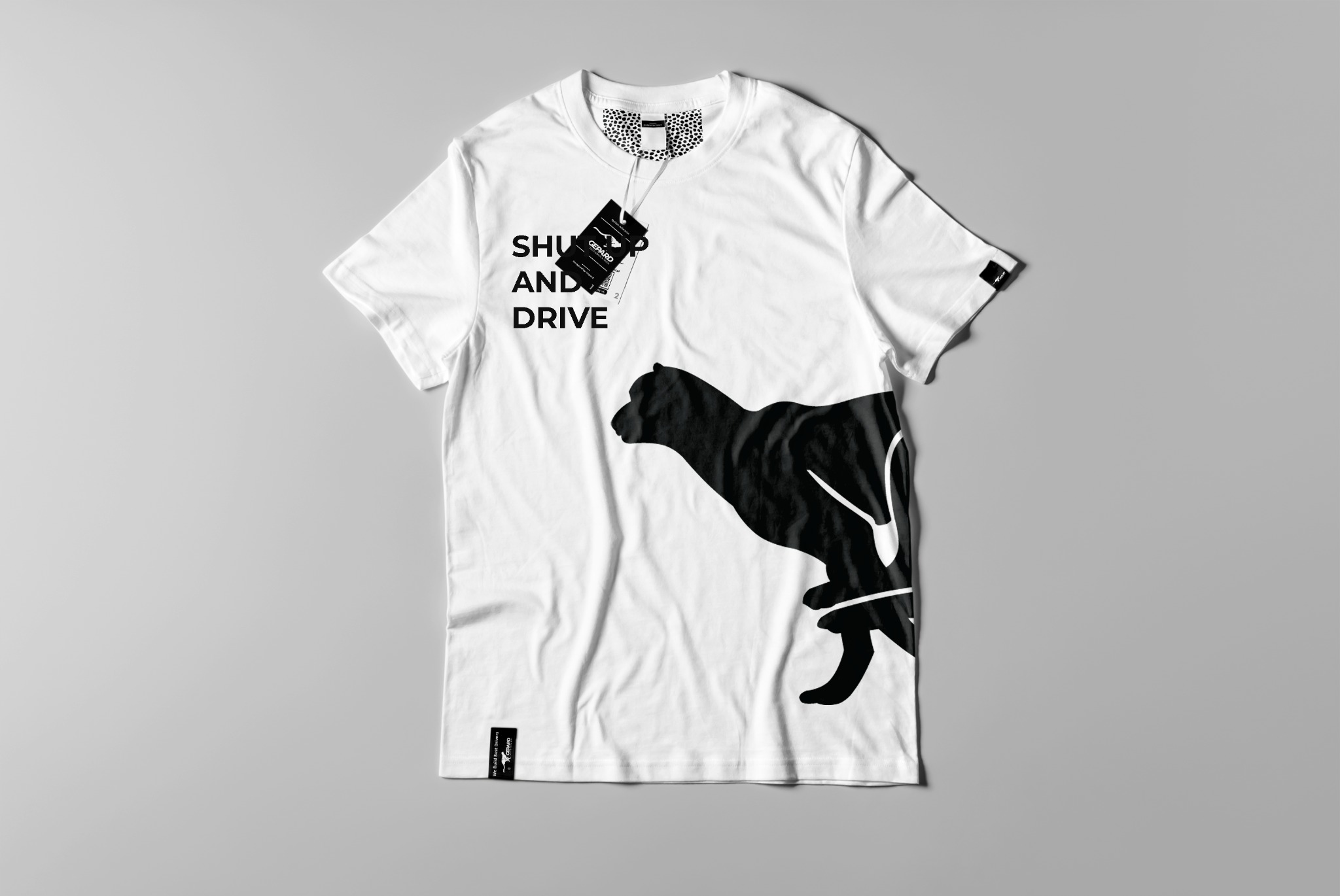 T-shirty Geparda Kolekcja Shut Up and Drive