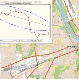Aplikacja mapowa na rzecz Urzędu Komunikacji Elektronicznej - wyznaczenie I Strefy Fresnela dla zadanych wysokości anten i częśtotliwości 