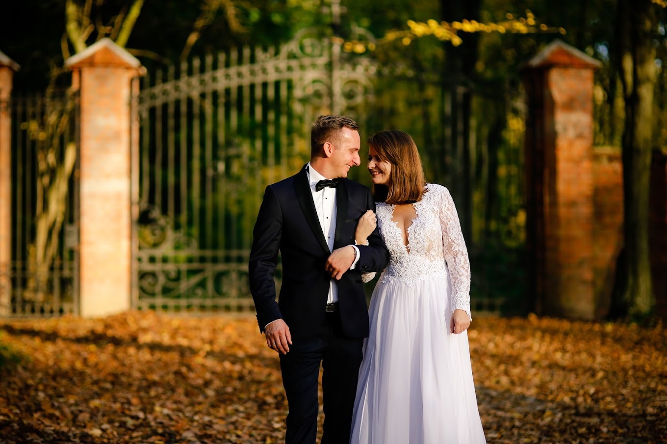 Fotografia ślubna, sesja w plenerze, Kozłówka