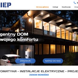 Responsywna strona web wykonana dla www.aie-projekty.pl 