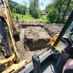 J-kop, prace ziemne Jakub Gręda - Wykopy pod fundamenty