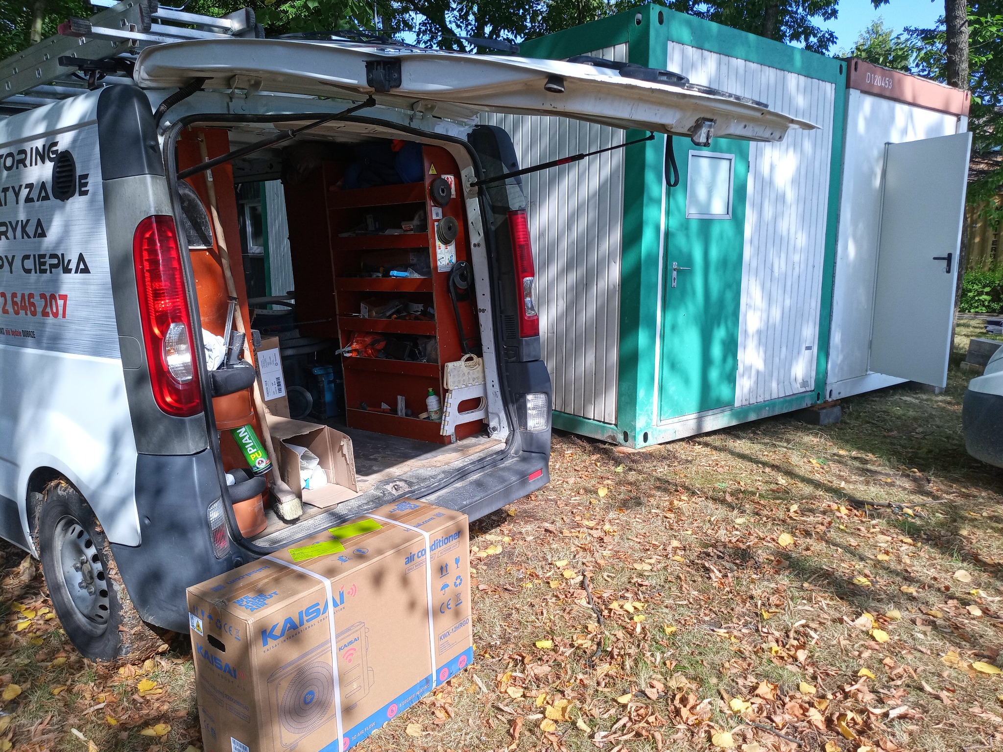 Montaż klimatyzacji w kontenerach budowlanych