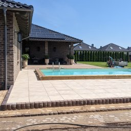 Układanie kostki brukowej Krępa słupska 1