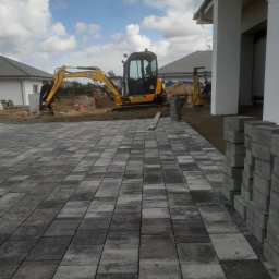 Układanie kostki brukowej Krępa słupska 4