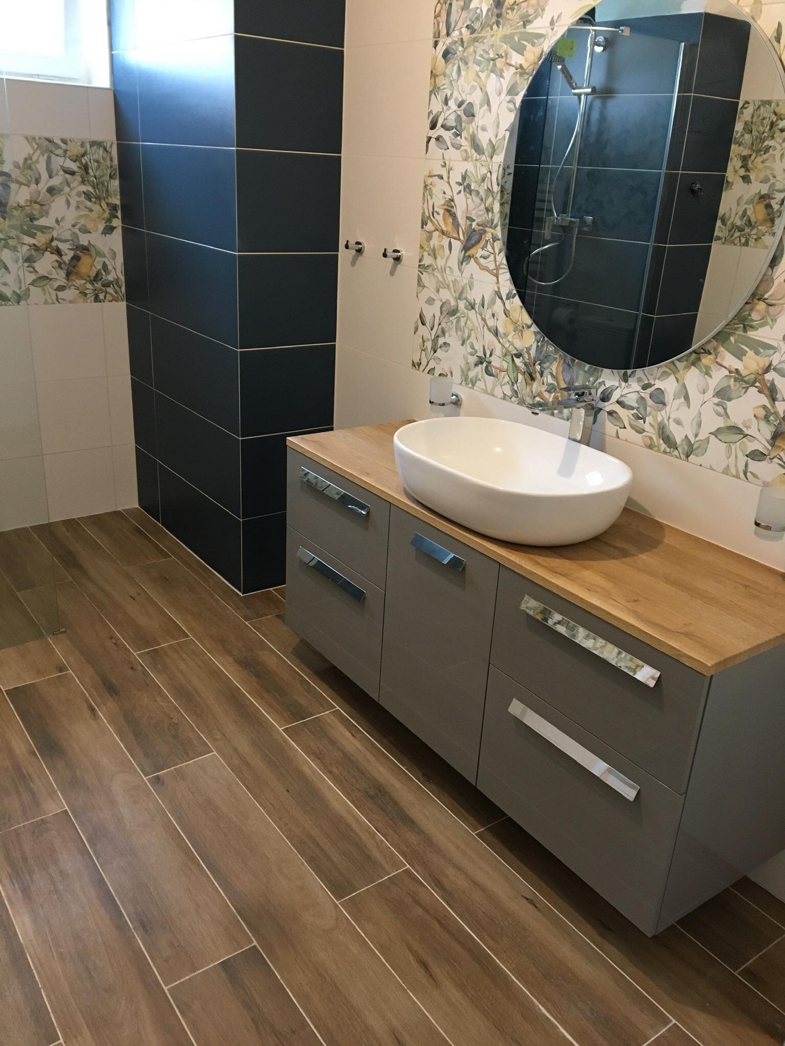 klientka jest miłośniczką ptaków... Pani design, moje wykonanie