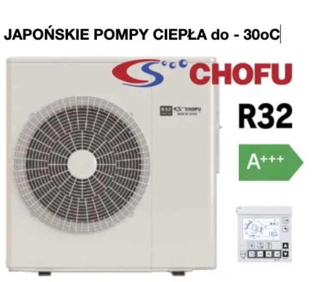 Pompy ciepła Chofu od 6-16 kW