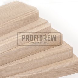 Przykładowe frezy dla parapetów drewnianych produkcji Profidrew.
