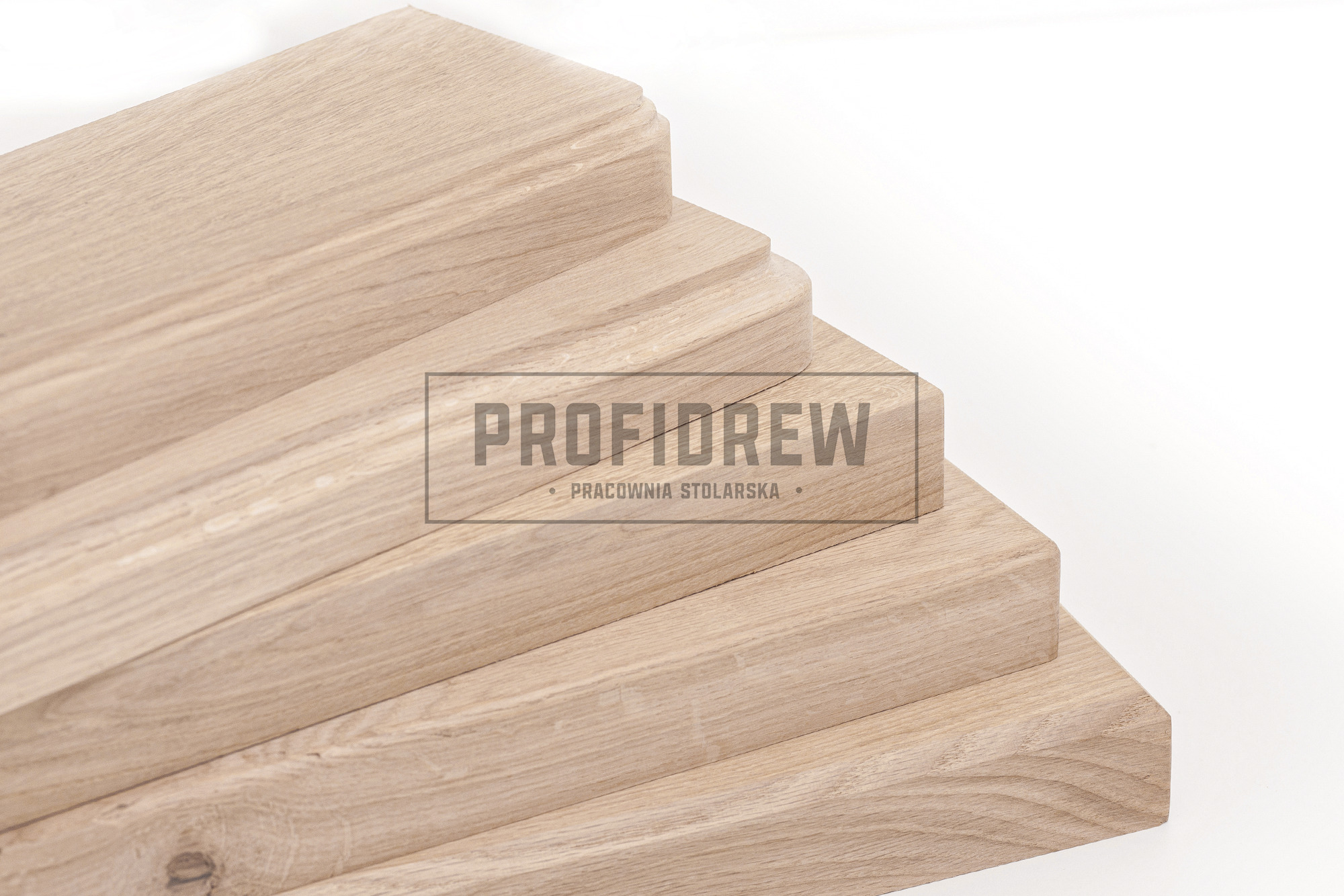 Przykładowe frezy dla parapetów drewnianych produkcji Profidrew.