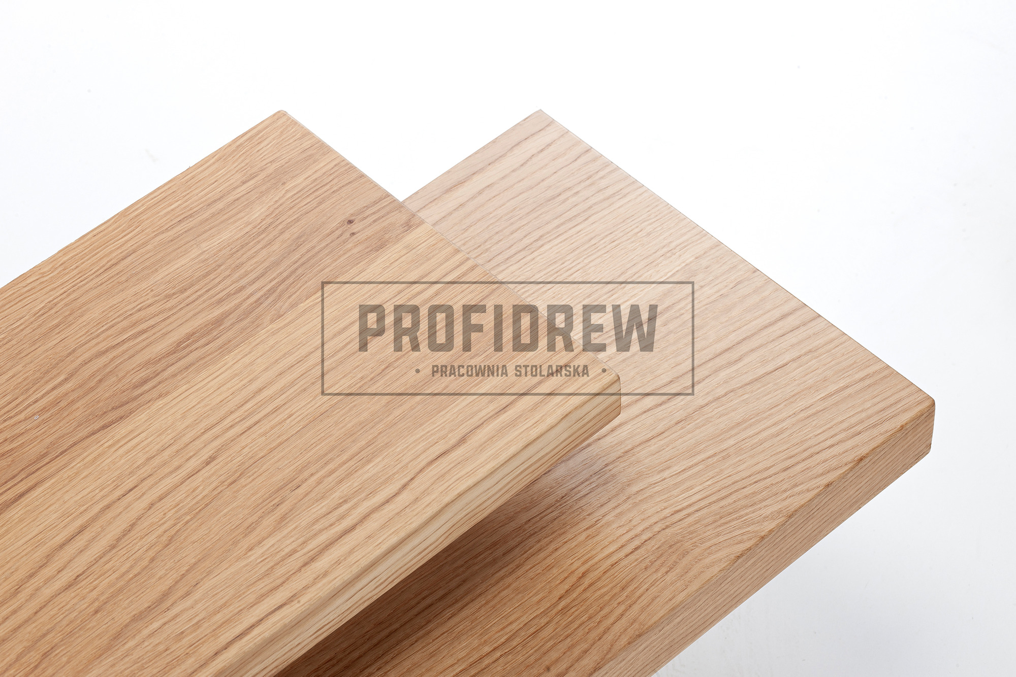Parapety dębowe, lite drewno, Profidrew.