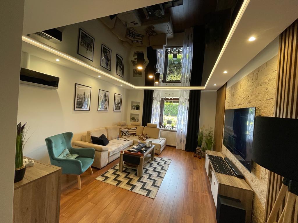 Wykonanie sufitu podwieszanego z zabudową LED