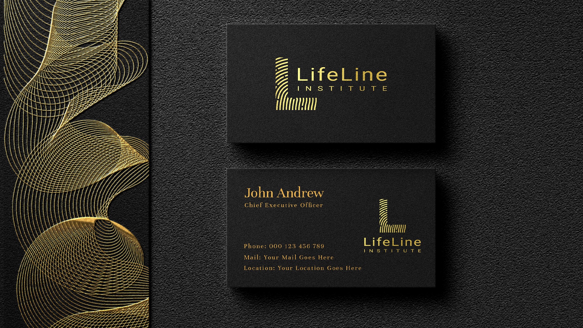 logo zaprojektowane dla Instytutu Lifeline