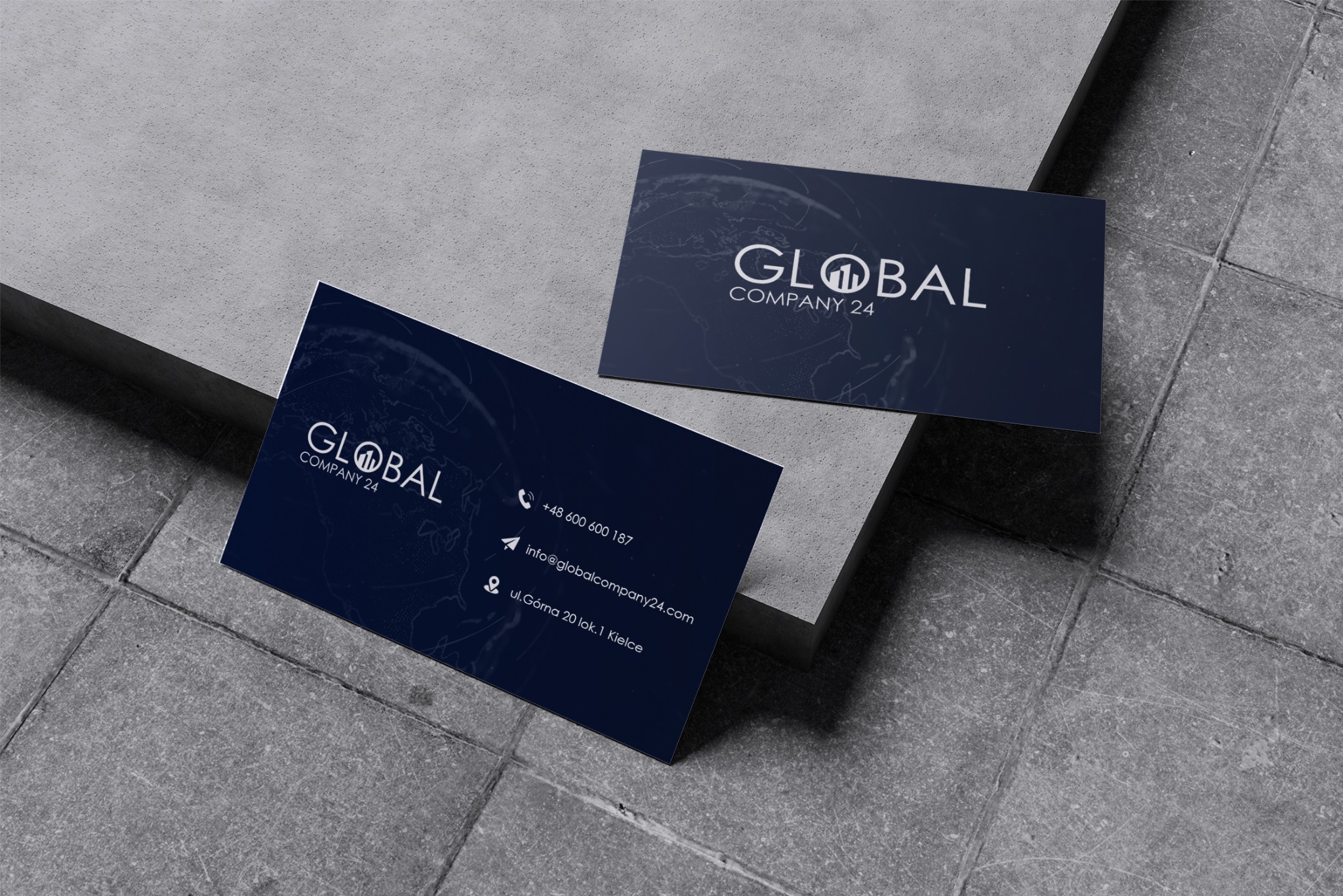projekt wizytówki Global Company 24