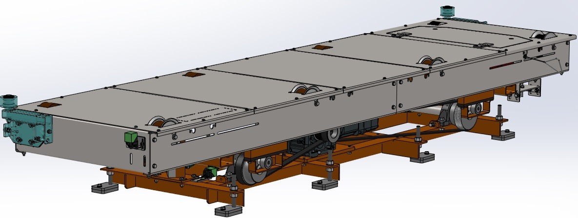 Stół mimośrodowy o skoku 80 mm