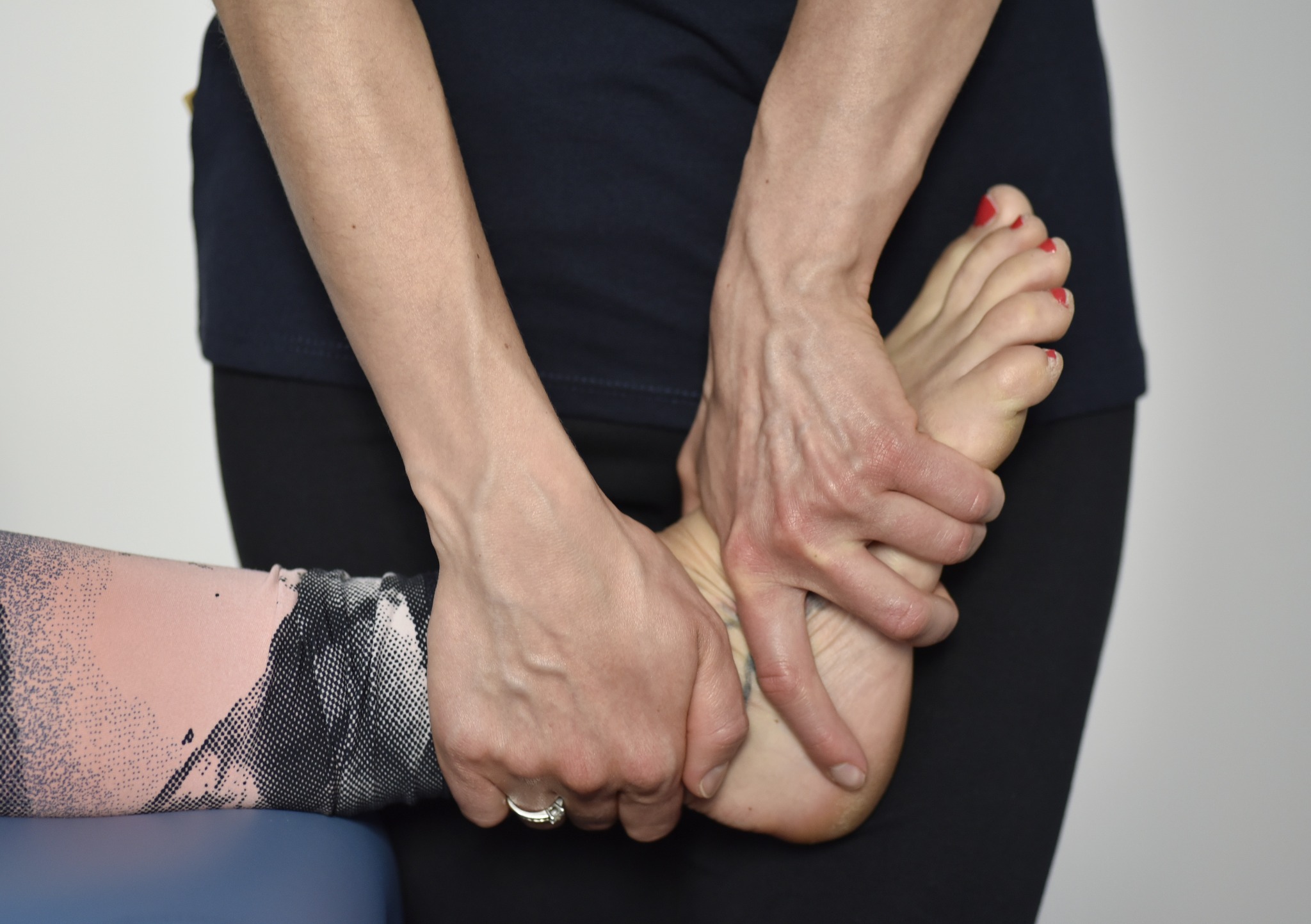 Mobilizacja stawu skokowego mającego na celu poprawę ruchomości