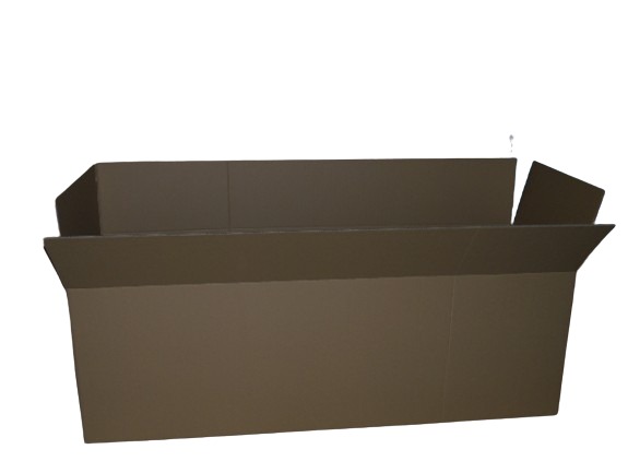 Opakowanie do wysyłek gabarytowych części samochodowych: zderzaki: 1800x600x600mm tektura mocna o wysokiej gramaturze.