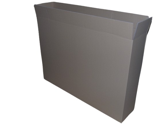 Pudło na błotnik: 1200x250x850mm tektura mocna o wysokiej gramaturze.