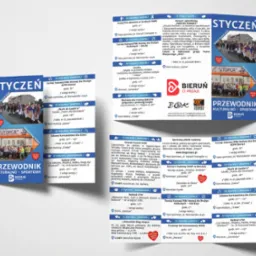 Ulotka - przewodnik dla danego miesiąca dla Domu Kultury.