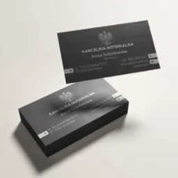 Wizytówka dla kancelarii notarialnej