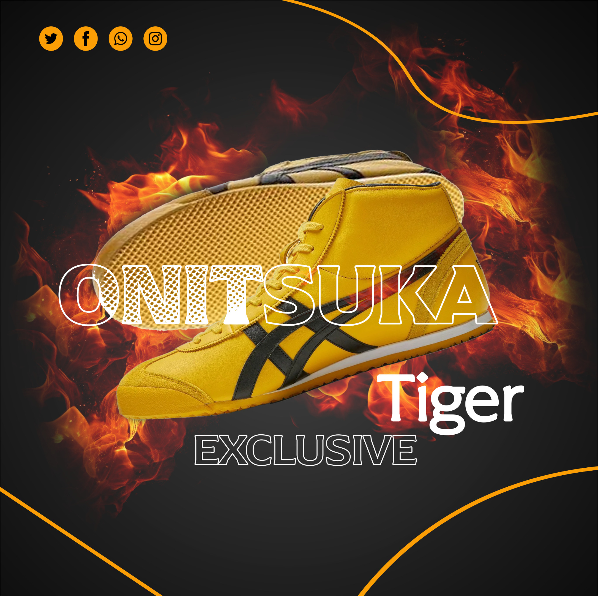 reklama obuwia sportowego z zastosowaniem na baner