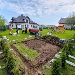 Układanie kostki brukowej Ligota 3