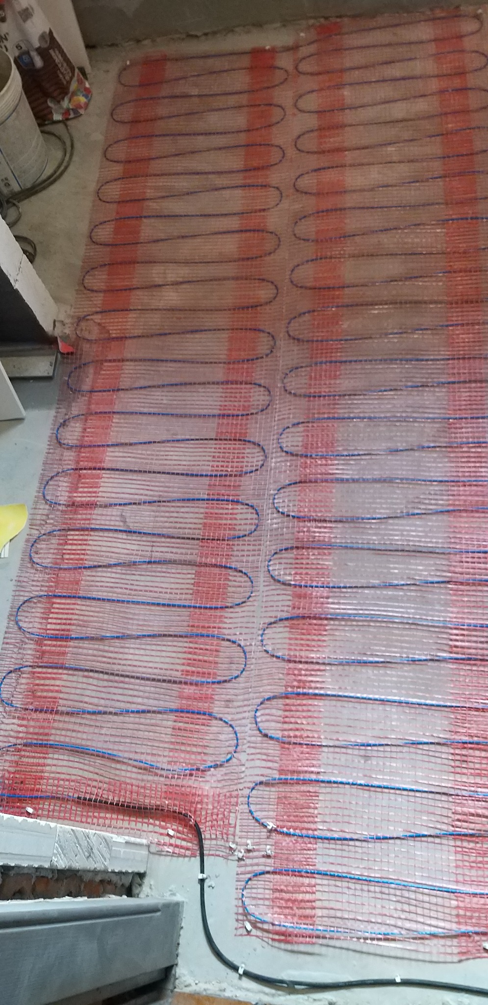 Montaż maty Grzewczej w łazience