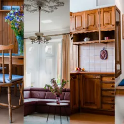 Sesja wnętrza z elementami homestagingu w zabytkowej kamienicy w Przemyślu.