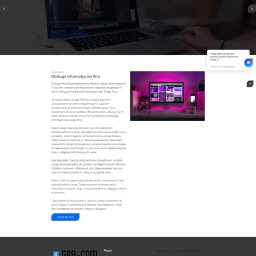 Strona firmowa projekt i wykonanie GRA-COM, strona zrobiona w kodzie HTML bez wsparcia gotowych silników typu WP.