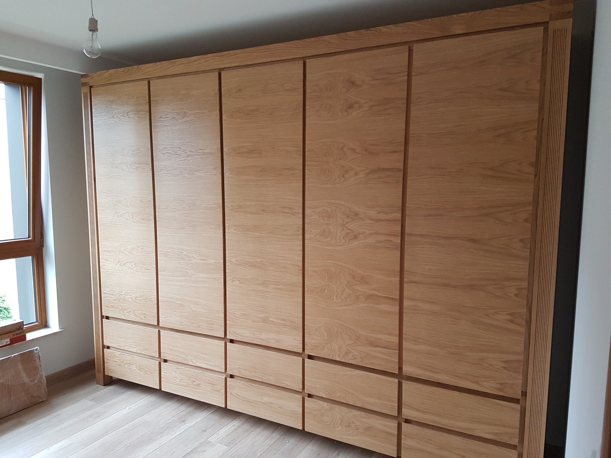 Szafa dąb, okleina nat. dębowa