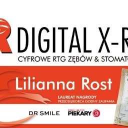 LR digital x-ray RTG i stomatologia wyróżnienie pacjentów
