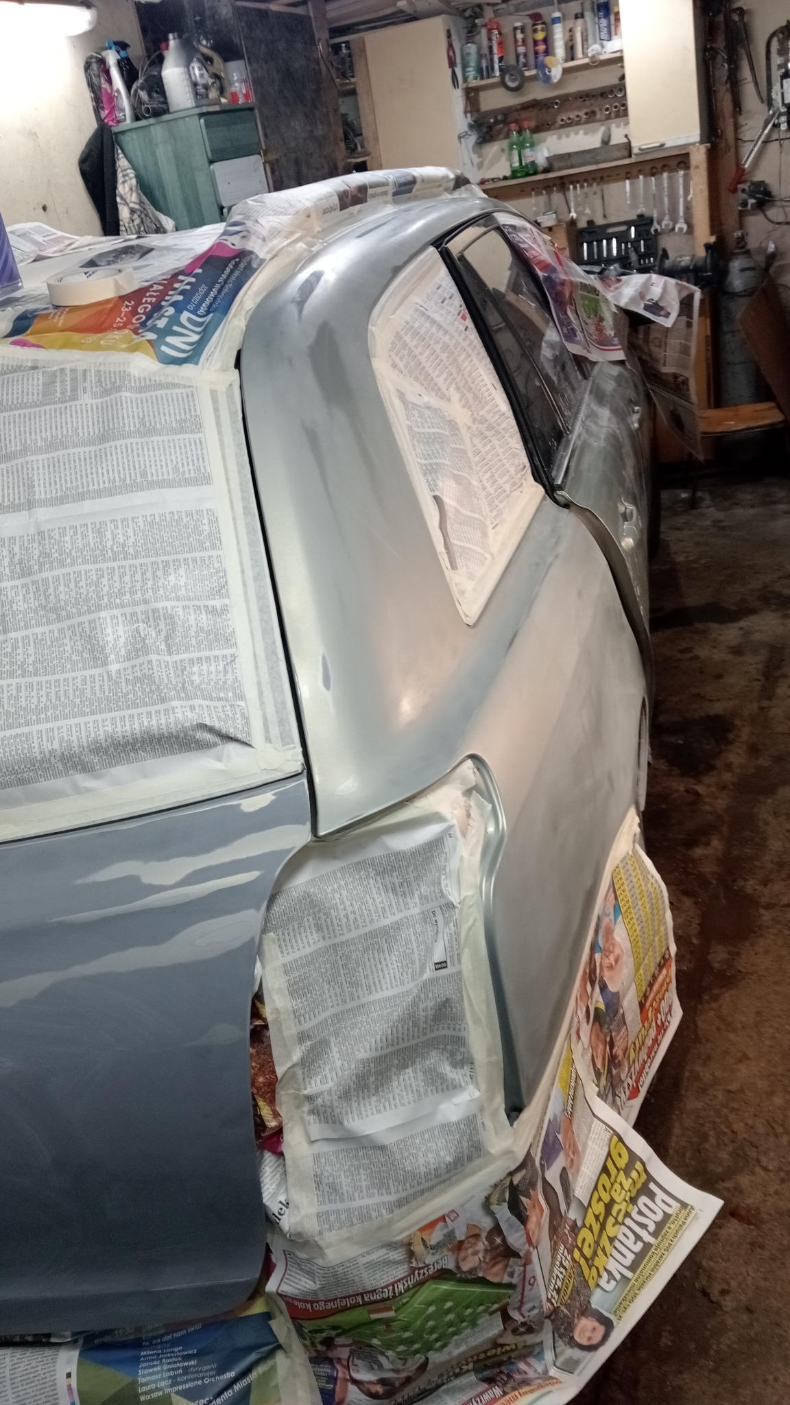 Naprawa skorodowanego błotnika